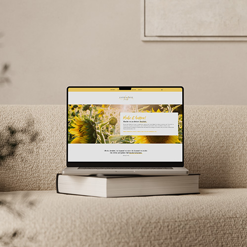 Portfolio: Mockup zu Website-Design für Karola Bess MAVI Concepts - Designstudio by Katharina | Brand Design | Webdesign | Grafikdesign